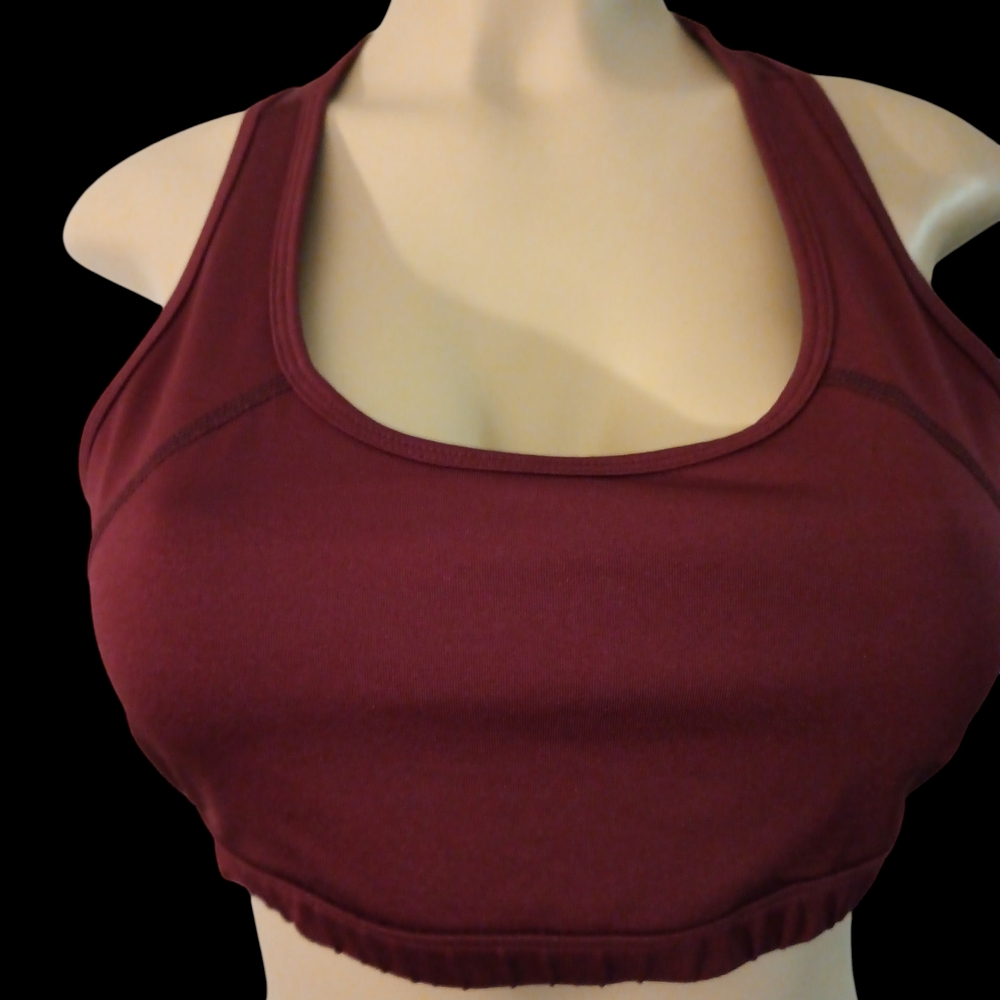 BCG Burgundy Sports Bra